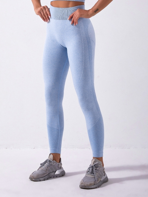 

URBANIC Women Blue Solid Gym Tights
