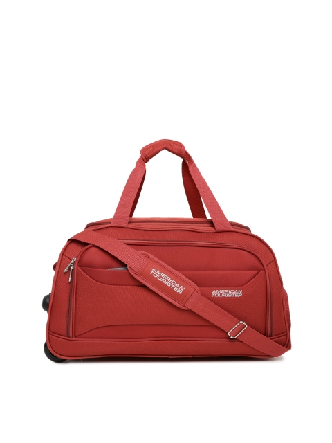 

AMERICAN TOURISTER Unisex Red Trolley Duffle Bag