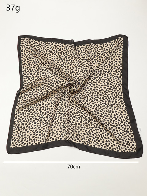 

URBANIC Women Brown & Black Printed Scarf