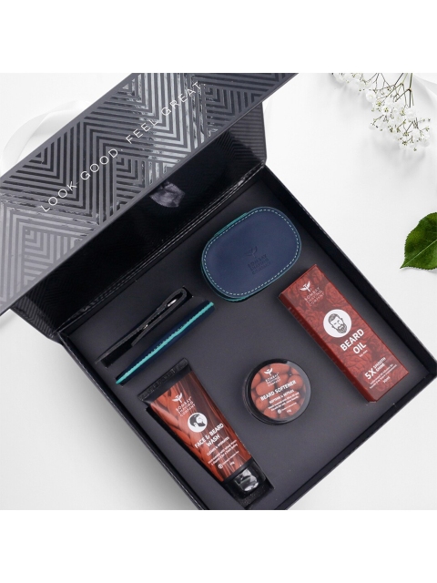 

Bombay Shaving Company 6-in-1 Beard Grooming Kit for Men Valentine's Day, Red