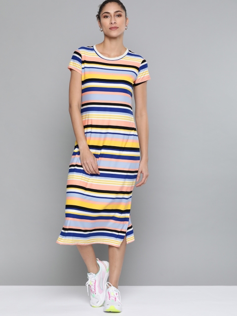 

Kook N Keech Multicoloured Striped T-shirt Dress, Multi