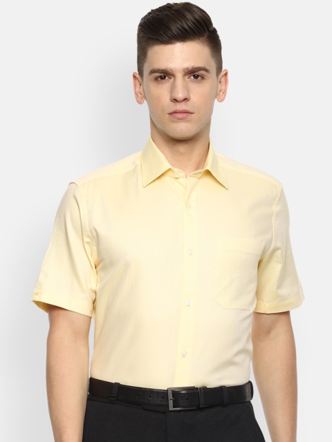 

Louis Philippe Men Yellow Formal Shirt