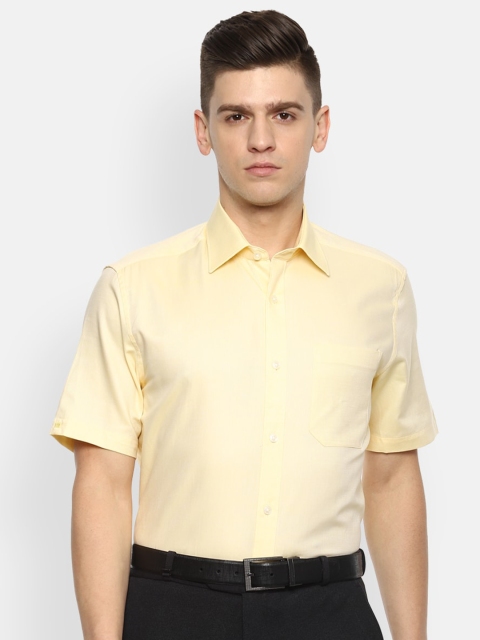 

Louis Philippe Men Yellow Formal Shirt