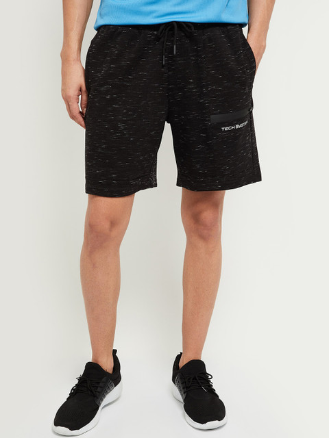 

max Men Black Shorts