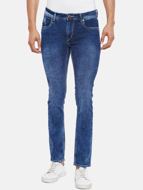 

People Men Blue Slim Fit Heavy Fade Jeans