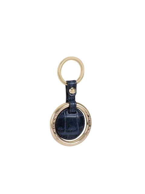 

Da Milano Blue & Gold-Toned Textured Key Chain