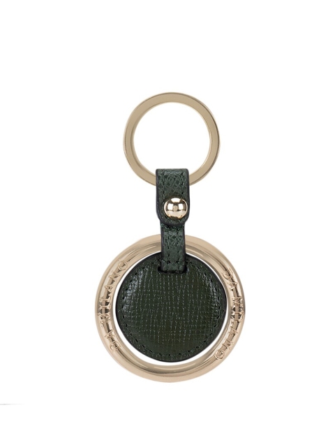 

Da Milano Green & Gold-Toned Textured Key Chain