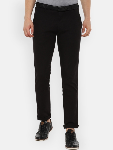 

Louis Philippe Sport Men Black Slim Fit Chinos Trousers