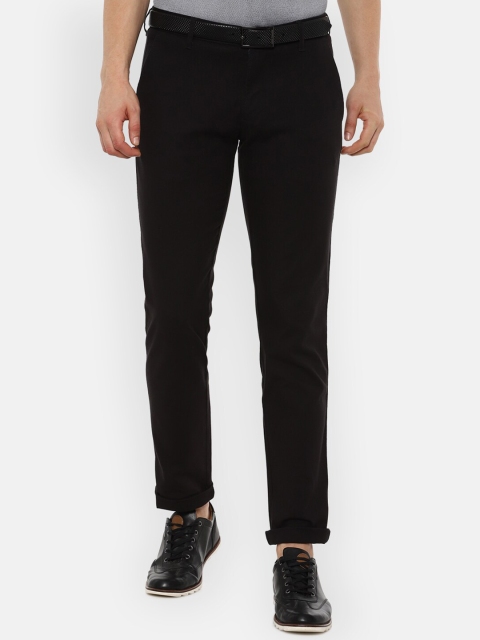 

Louis Philippe Sport Men Black Slim Fit Chinos Trousers