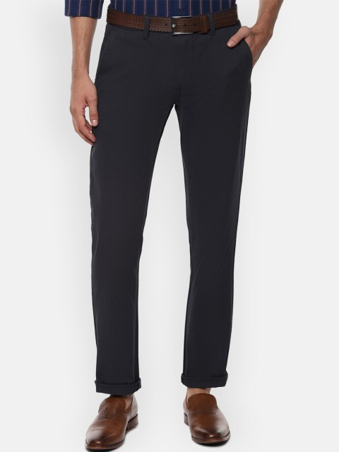 

Louis Philippe Sport Men Navy Blue Slim Fit Formal Trousers