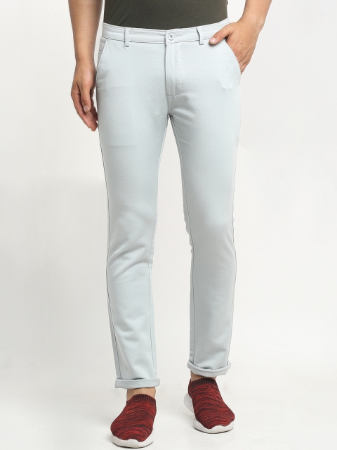 

Rodamo Men Grey Slim Fit Trousers