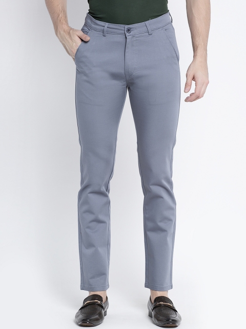 

Rodamo Men Grey Slim Fit Trousers