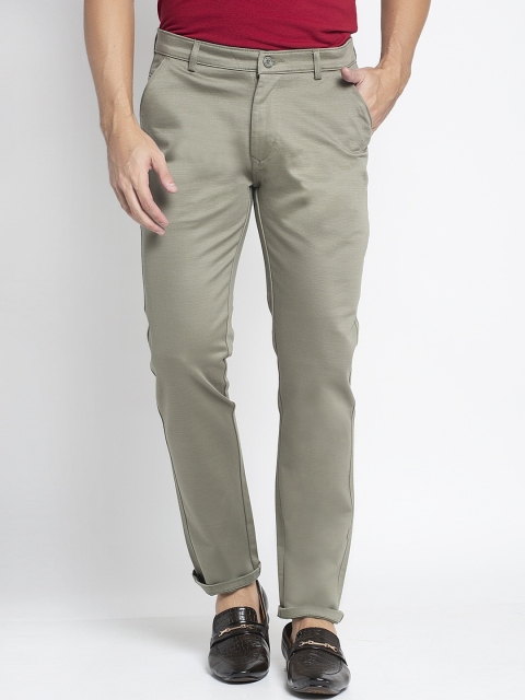 

Rodamo Men Green Slim Fit Trousers