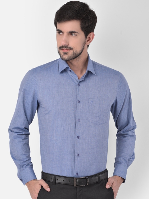 

COBB Men Blue Opaque Formal Shirt