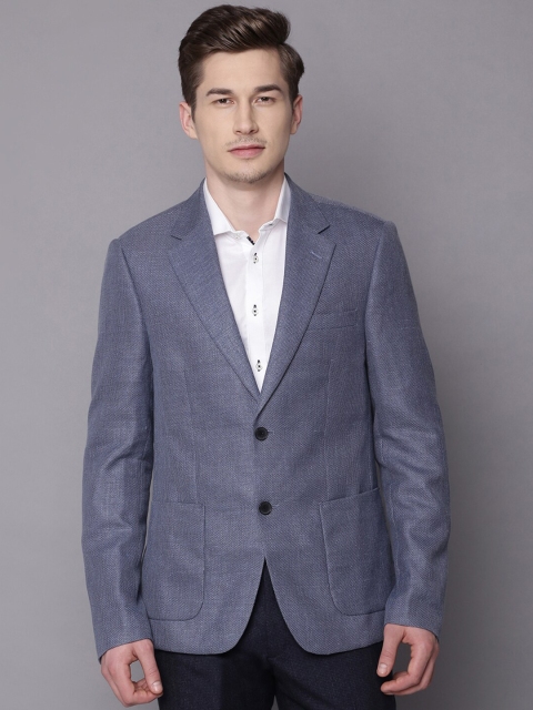 

Bruun & Stengade Blue Notched Lapel Blazers