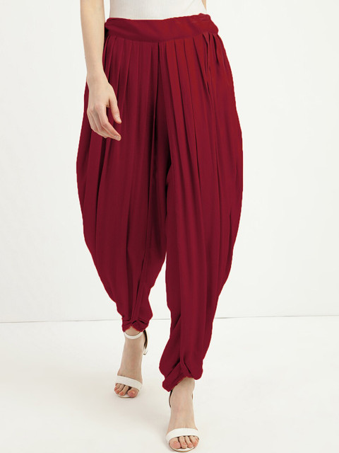 

V2 Value & Variety Women Maroon Solid Harem Pants