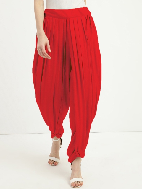 

V2 Value & Variety Women Red Solid Harem Pants