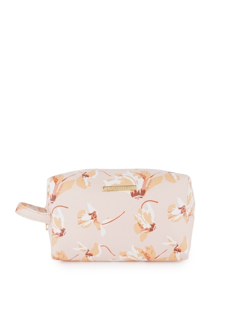 

Lapis O Lupo Beige & Orange Printed Purse Clutch