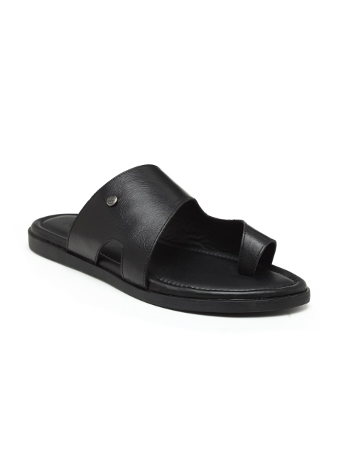 

BEAVER Men Black Leather Sandal