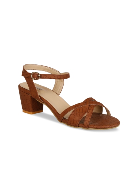 

Denill Women Brown Textured Block Heels