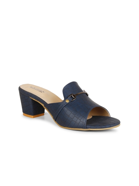 

Denill Women Blue Textured Mules