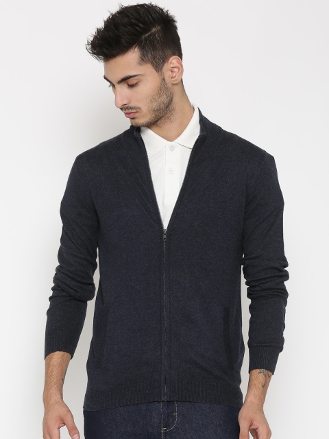 

Celio Men Navy Solid Cardigan, Navy blue