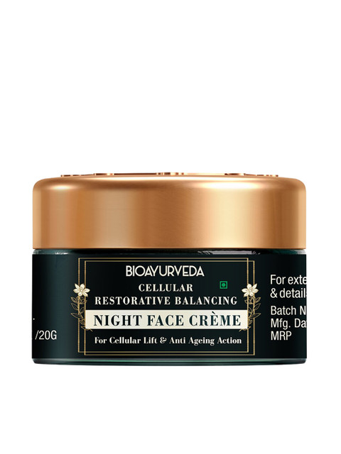 

BIOAYURVEDA Cellular Restorative Balancing Night Sustainable Face Cream 20g, Black
