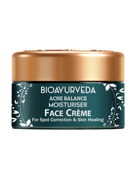

BIOAYURVEDA Acne Balance Moisturiser Sustainable Face Cream 20 g, Black