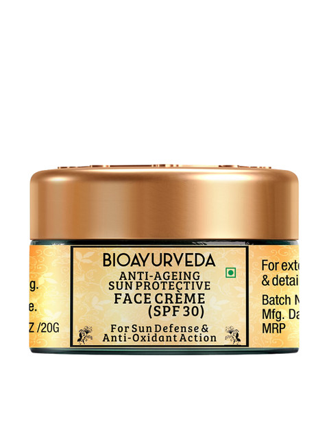 

BIOAYURVEDA Anti-Ageing Sun Protective SPF 30 Sustainable Face Cream 20 g