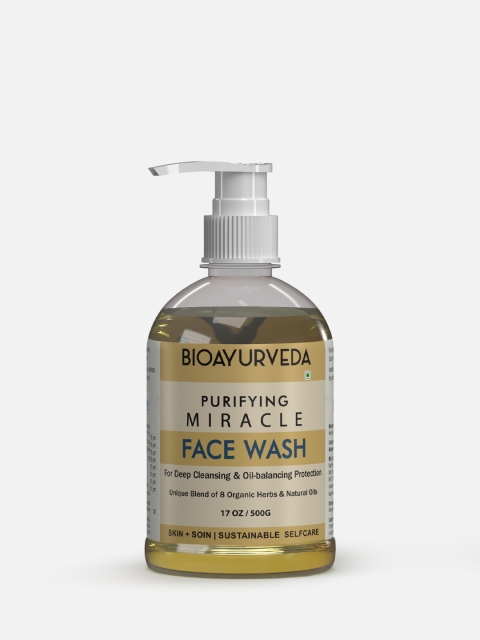

BIOAYURVEDA Purifying Miracle Face Wash 500 g, Cream