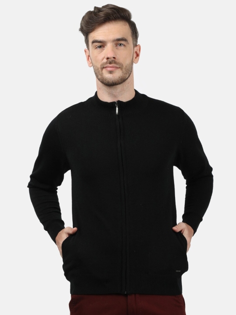 

Monte Carlo Men Black Front-Open Sweater