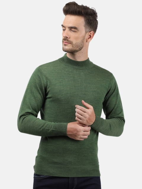 

Monte Carlo Men Olive Green Pullover Sweater