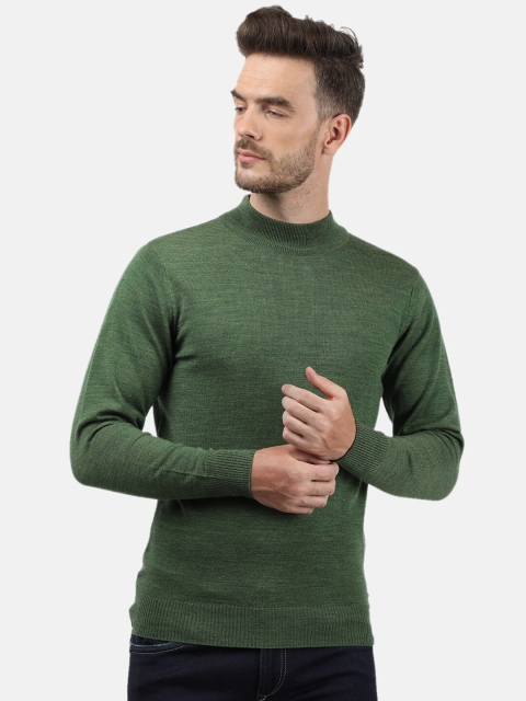 

Monte Carlo Men Olive Green Pullover Sweater