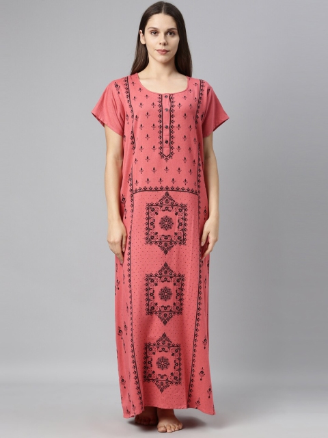 

GOLDSTROMS Red Printed Maxi Nightdress