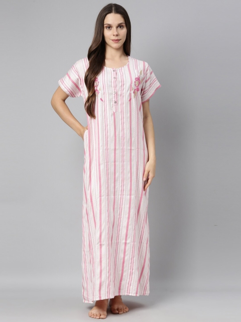 

GOLDSTROMS Pink Striped Maxi Nightdress