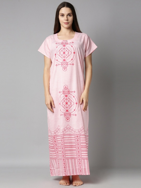 

GOLDSTROMS Pink Printed Maxi Nightdress