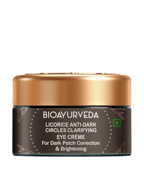 

BIOAYURVEDA Sustainable Licorice Anti-Dark Circles Clarifying Eye Creme 20 g, Black