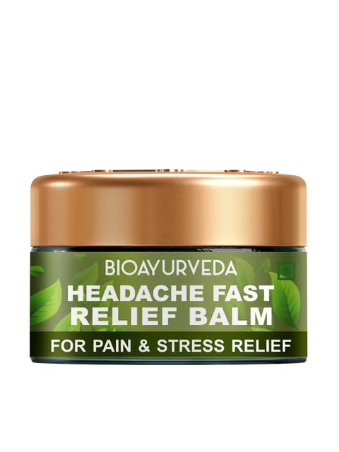 

BIOAYURVEDA Sustainable Headache Fast Relief Balm 20 g, Green