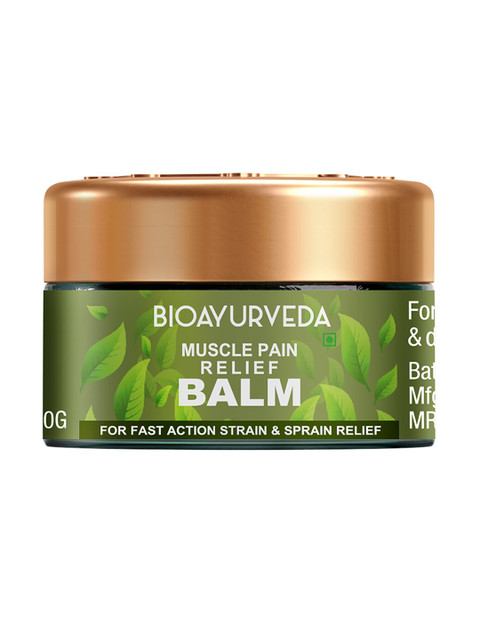 

BIOAYURVEDA Sustainable Muscle Pain Relief Balm 20 g, Green