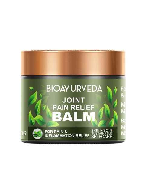 

BIOAYURVEDA Sustainable Joint Pain Relief Balm 60 g, Green
