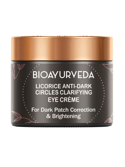 

BIOAYURVEDA Sustainable Licorice Anti-Dark Circles Clarifying Eye Creme 60 g, Black
