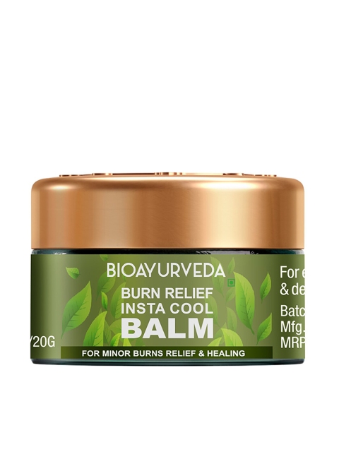 

BIOAYURVEDA Sustainable Burn Relief Insta Cool Balm 20 g, Green