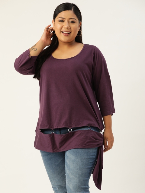 

Revolution Purple Regular Top
