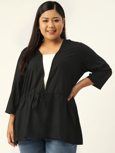 

Revolution Black Layered Regular Top
