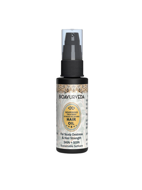 

BIOAYURVEDA Nourishing Treatment Stress Relieving Sustainable Hair Oil 30 ml, White