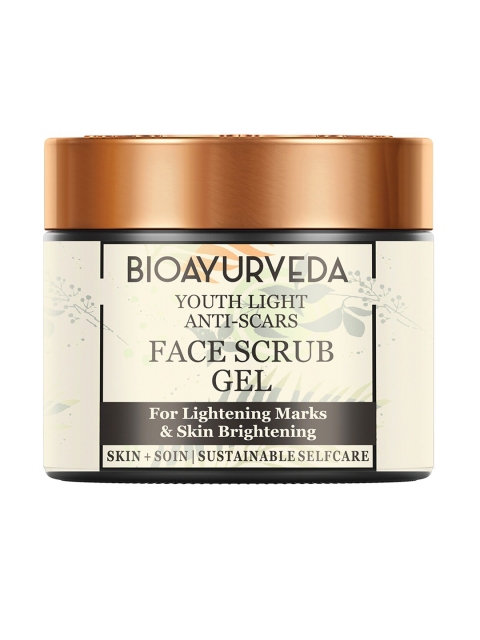

BIOAYURVEDA Youth Light Anti-Scars Sustainable Gel Face Scrub 60 g, Cream