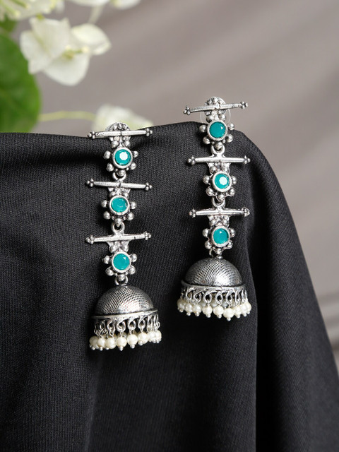 

NEUDIS Green Contemporary Drop Earrings