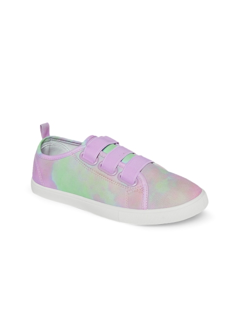 

Forever Glam by Pantaloons Women Multicoloured Printed Slip-On Sneakers, Multi