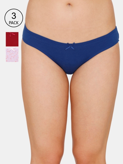 

Zivame Women Pack Of 3 Assorted Bikini Briefs ZI2414COREDMULT