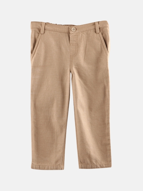 

Beebay Boys Beige Solid Trousers